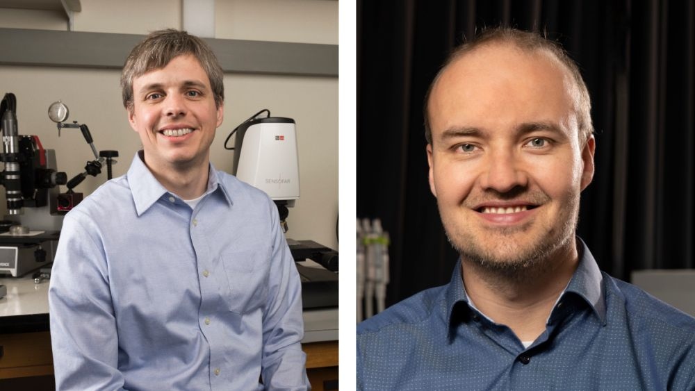 Christian Greiner (left) and Frank Biedermann (right) can develop their research for practical application thanks to the “Proof of Concept” funding.